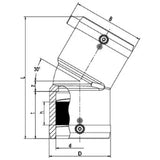 ALIAXIS Frialen Electrofusion Elbow W30 30° 2xSocket da110mm SDR11 ÖVGW Water PN16 – 615273