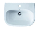 DURAVIT Duravit D-Code Washbasin 550x430mm with overflow, with tap platform, white – 23105500002