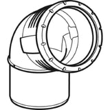 GEBERIT GE Silent-Pro Bend 67.5 Deg. d50mm - 393.223.14.1