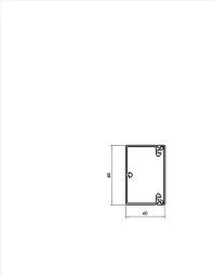 OBO Wand- und Deckenkanal mit Bodenlochung 4 0x60x2000 Polyvinylchlorid reinweiß RAL  – 6191134