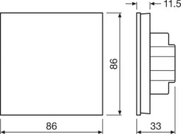 LEDVANCE LC RF TOUCH PANEL RGBW TOUCH PANEL RGBW 220-240  – 4058075435896