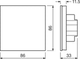 LEDVANCE LC RF TOUCH PANEL RGBW TOUCH PANEL RGBW 220-240  – 4058075435896