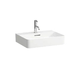 LAUFEN Laufen VAL Vanity Basin 1 Tap Hole with Overflow 55x42cm White – H8102820001041