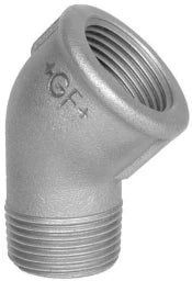 FISCHER GEORG FITTINGS Knie 45° Fig. 121 2" verzinkt   – 770121209