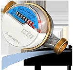 ISTA Ista AP Cold Water Meter 16302 incl. Initial Calibration w/o Screw Connection 110mm 3/4" Male Thread – 16091