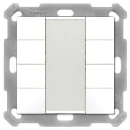 MDT Taster 55 8-fach, Reinweiß glänzend  – BE-TA5508.G2