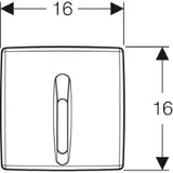 GEBERIT GE Urinalelektronik UR50 230 V weiss   – 115.817.11.5