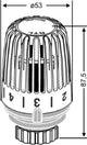 HEIMEIER HEIMEIER Kopf VARIOB RTL 0-50 Grad   – 6510-00.500