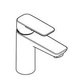 KLUDI Kludi Pure&Style Single-Lever Basin Mixer 100 DN15 without Waste Set – 402920575