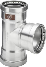 VIEGA Viega T-Stück mit SC Temponox XL 1718XL in 108,0mm Stahl nichtrostend  – 810 221