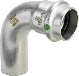 VIEGA Viega 90-degree elbow with SC Sanpress Inox 2316.1 in 18mm stainless steel – 435 714