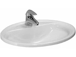 LAUFEN Laufen Pro Undermount washbasin from above 56x44cm white - H8139510001041