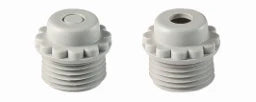 JACOB Würgenippel mit Gewinde  M20x1,5 RAL7035 hellgrau   – 120 MG