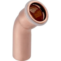 GEBERIT GE Mapress Kupfer Bogen Einschubende 45 Gr. d28mm  – 60705
