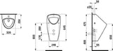 LAUFEN Laufen Caprino Plus Urinal with integrated trap, white, external water supply – H8420620000001