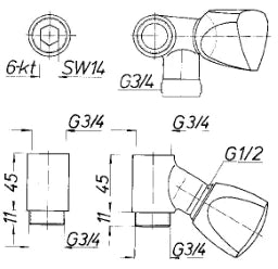 SCHMIEDL GS Appliance Connection Valve 3/4" Valve with Backflow Preventer – GS0180R