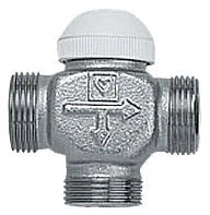 HERZ Calis-TS-Dreiwegeventil 7761(01) 1/2" flachd.   – 1776101