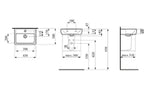 LAUFEN Laufen Pro Washbasin 45x34cm white – H8119510001041