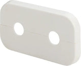 VIEGA Viega Double Rosette 1079.6 in 110x60x10x15mm Plastic white RAL 9010 - 135 959