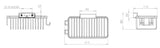 MKW MKW Iris2 Wall-Mounted Shampoo Basket 213x116x80mm, chrome – I450-0000