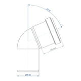 POLOPLAST PO Bend POLO-KAL NG DN 50/67Degrees - 02123
