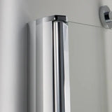 PALME Palme Top Drive R Pendeltür 2-tlg Nische 870x2000mm ESG klar Alusilber  – TOTP290/H1/20