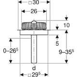 GEBERIT GE Pluvia DWE 12L for foils d56 359105 – 359.105.00.1