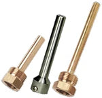 JAKO Thermometer Immersion Well Brass 1/2"x100mm without Bore – 8611200160