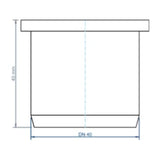 POLOPLAST PO End Cap POLO-KAL DN 40 – 02321