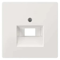 SIEMENS Central plate for UAE sockets, 1-gang and 2-gang, DELTA style, titanium white – 5TG1394