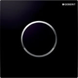 GEBERIT GE Urinalsteuerung Typ10 Netz IR schwarz chrom   – 116.025.KM.1