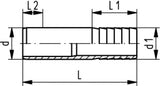 FISCHER GEORG GF Schlauchtülle PP-H d 20   – 727960406