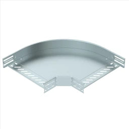 OBO 90° Bend for Cable Tray, horizontal 60x 300 Steel strip-galvanised – 6036566