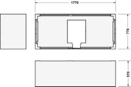 DURAVIT Duravit Bathtub D-Code 2.0 Built-in 1800x800mm, 2 backrests, white – 700672000000000