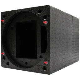 LIVENTO Livento Quadratische Wandhülse 320 x 320 mm mit Putzfahnen   – 1150