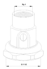 GRUNDFOS Garn.Grundfos Ball valves 1" Compl. 519806 – 519806