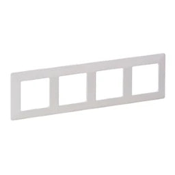 LEGRAND Valena Life 4-gang frame, color: ultra-white – 754004