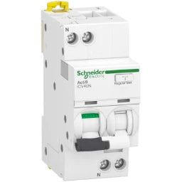 SCHNEIDER ELECTRIC Acti9 iCV40N - RCBO - 1P+N - 10A - B Curve - 6kA - 30mA - Type A - A9DG3610