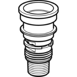 GEBERIT GE Transition 1/2 Inch to UR Rough-In Set 116.001 – 119.707.00.1