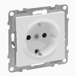 LEGRAND SEANO Schuko socket outlet, plug-in terminals, with enhanced contact protection, UW – 765120