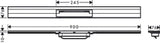 HANSGROHE HG RainDrain Flex Duschrinne 900 mm kürzbar für Wandmontage BST   – 56052800