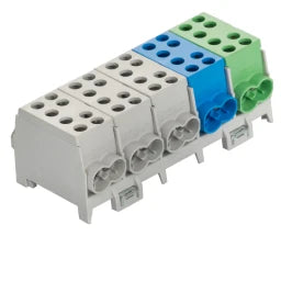 POLLMANN Hauptleitungs Abzweigklemme 5polig 5 Ein 2x35², 5 Aus 2x25mm²  – 2080518