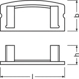 LEDVANCE Flat Profiles for LED Strips -PF04/EC  – 4058075277694
