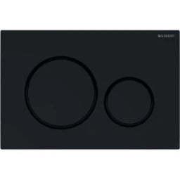 GEBERIT GE Betaetigungsplatte Sigma20 2-Mengen schwarz, round   – 115.882.DW.1
