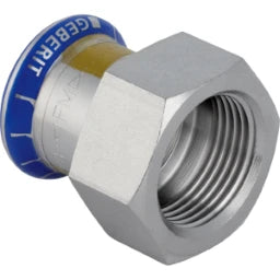 GEBERIT GE Mapress Edelstahl Gas Uebergang d35mm x Rp5/4  – 34090