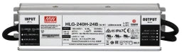 MEANWELL LED Switching Power Supply IP67 240W 24V/10A Constant Voltage/Current Adj., Dim. – HLG-240H-24B