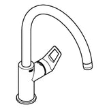 GROHE Grohe BauLoop EH single-lever sink mixer Zero chrome – 31 368 001