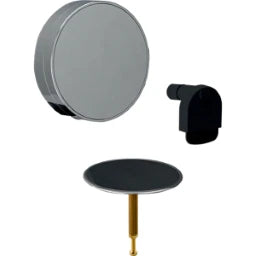 GEBERIT GE FB-Set zu BW-Ein- u Ablauf d 52 weiß mit Designring chrom  – 150.481.KJ.1