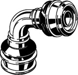 VIEGA Viega Winkelkupplung mit SC Raxofix 5316 in 32mm Siliziumbronze 90 Grad   – 647 032