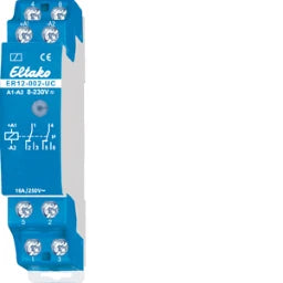 ELTAKO Schalt- und Steuerrelais UC. 2 Wechsler potenzialfrei 16A/250V AC   – 22002601